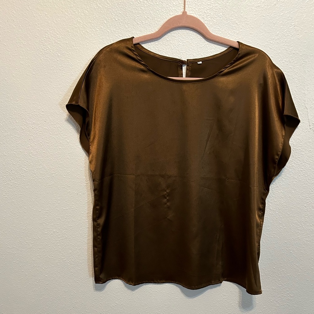 Bronze Silky Blouse